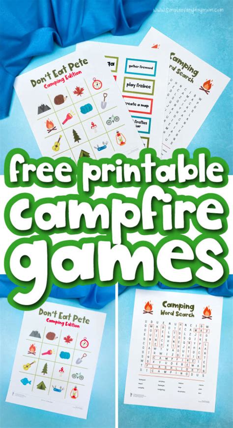 Printable Campfire Games